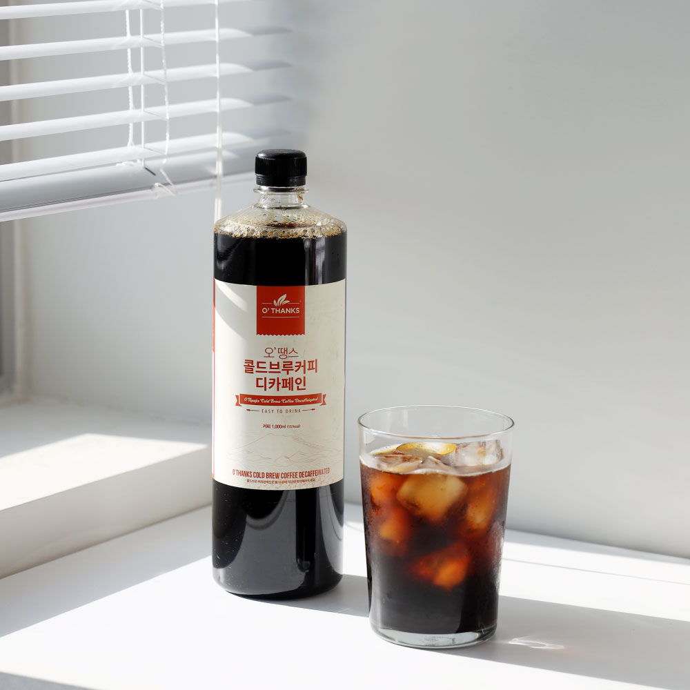 오땡스 유기농 콜드브루 커피 원액 1,000ml