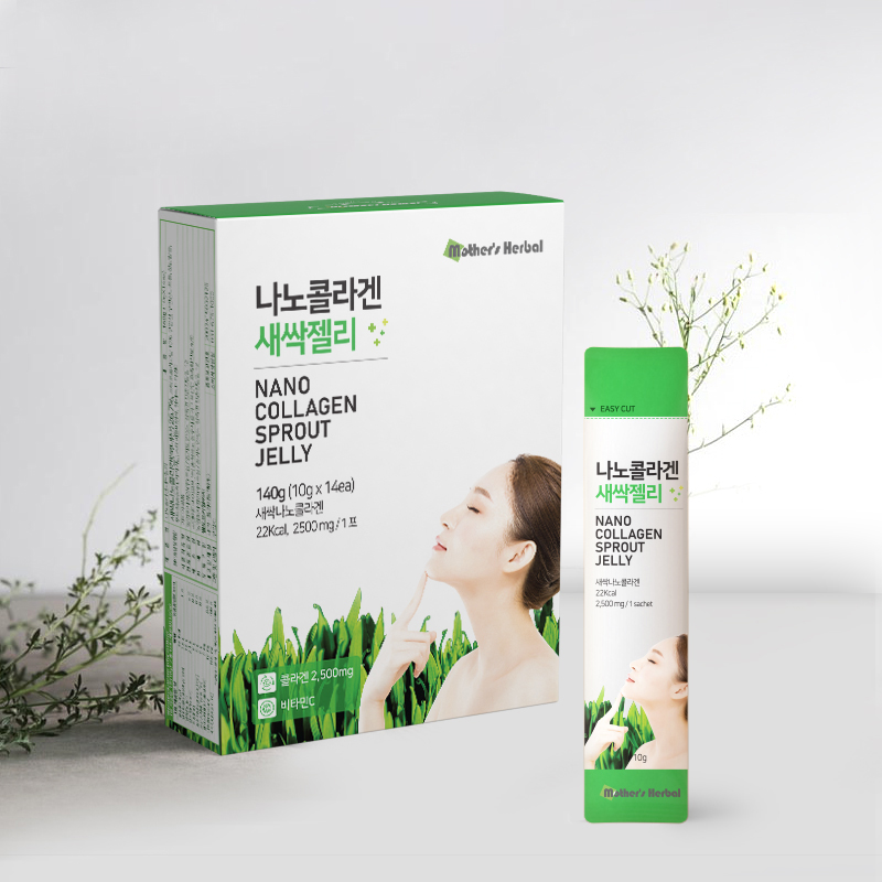 나노콜라겐 새싹젤리 스틱 1상자(10gX14포)