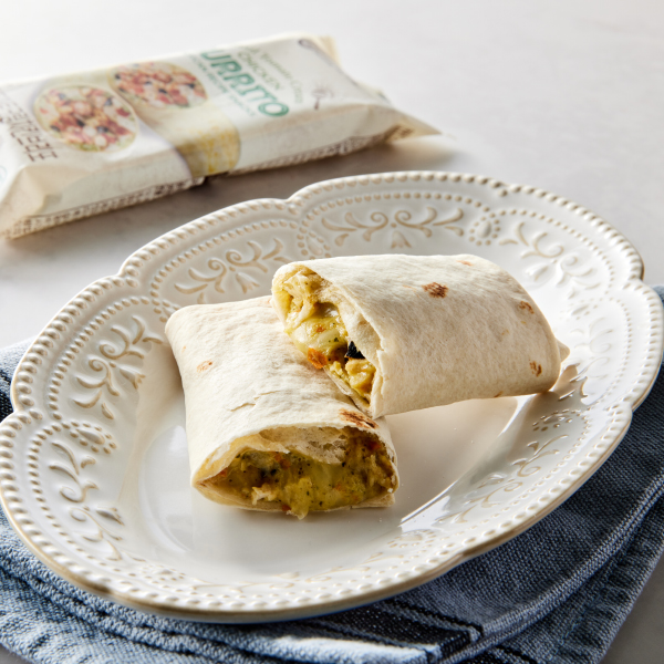 바질 토마토 크림치킨 브리또