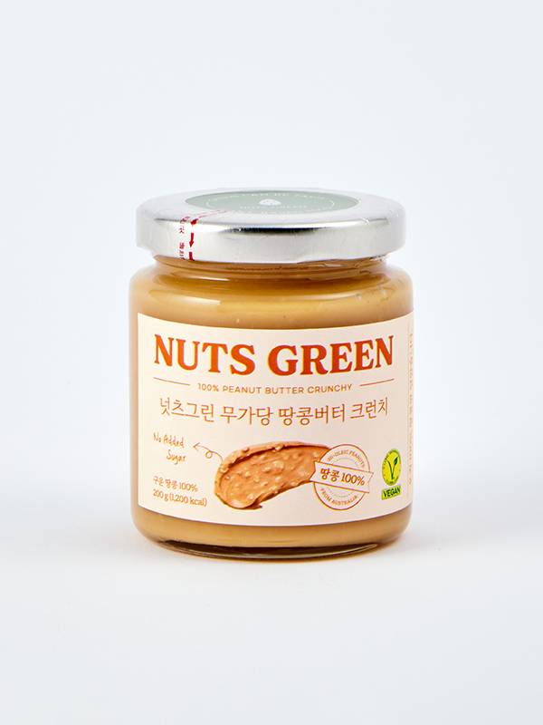 [리뉴얼] 넛츠그린 무가당 땅콩버터 크런치