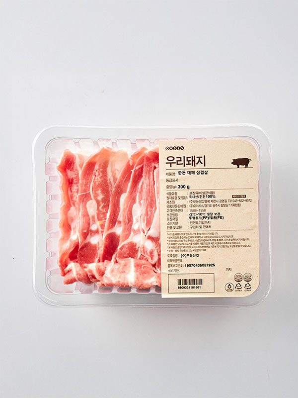 한돈 대패 생삼겹살(냉장/300g)