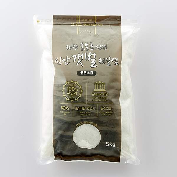 손봉훈천일염(굵은소금,5kg) 대표이미지 섬네일