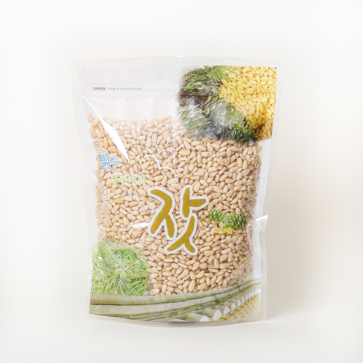 솔향 가득 국산 백잣 1kg / 500g 대표이미지 섬네일