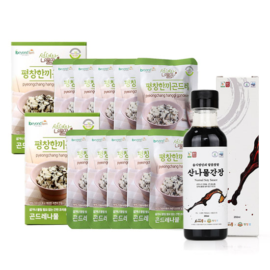 [평창팜] 한끼곤드레*2개+ 요리용 맛간장 산나물간장 1개