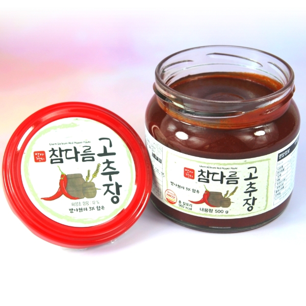 참다름 발아현미 태양초 고추장 500g