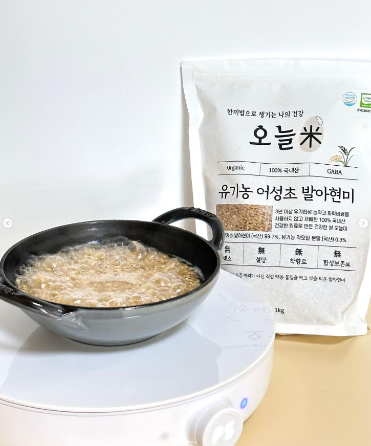 오늘미 유기농 발아현미 1kg 가바쌀 발아흑미