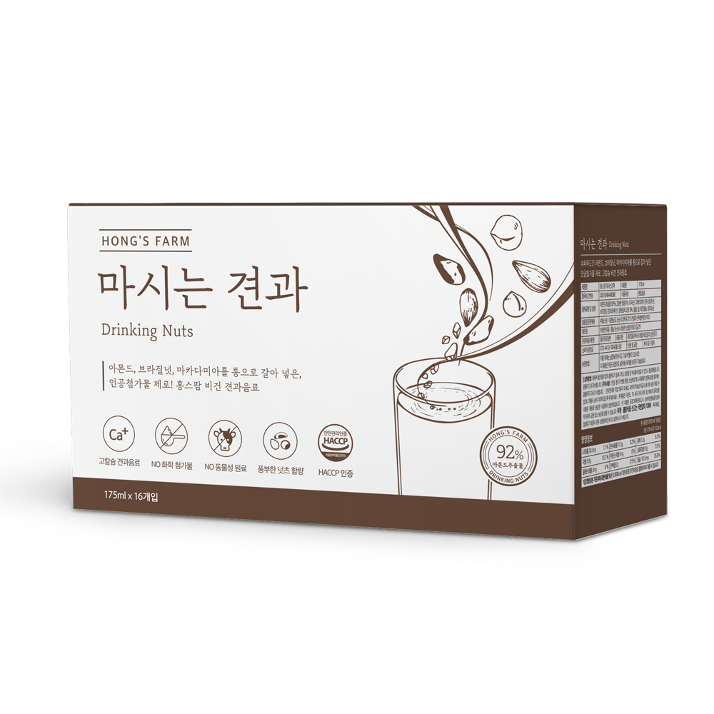 홍스팜 마시는견과 오리지널 1박스(16개입)