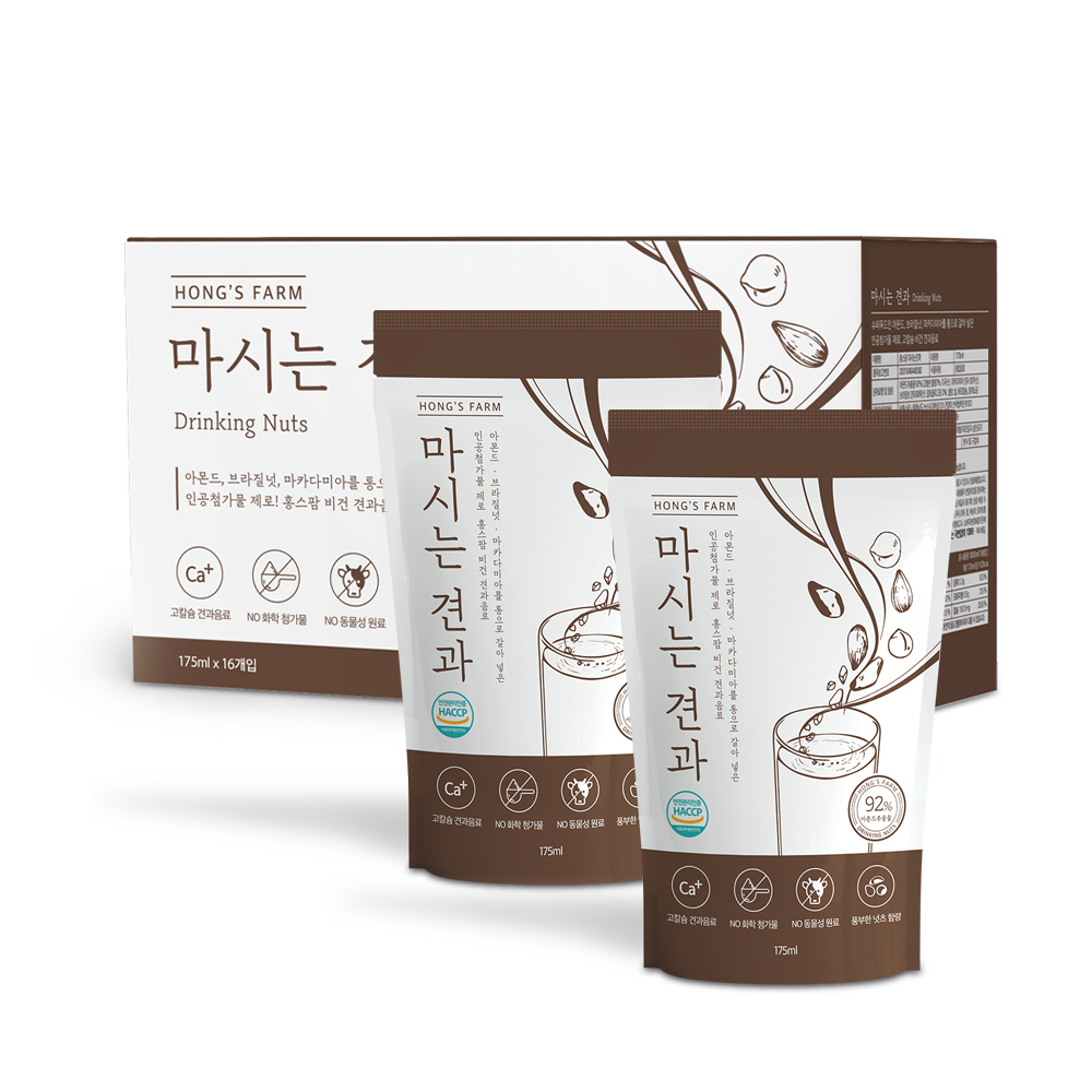 홍스팜 마시는견과 오리지널 1박스(16개입)