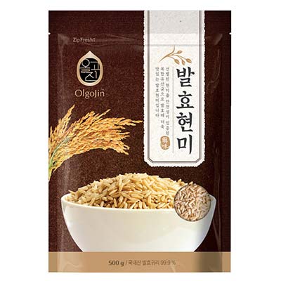 [올고진] 씨눈이 살아있는 발효 현미 500g 대표이미지 섬네일