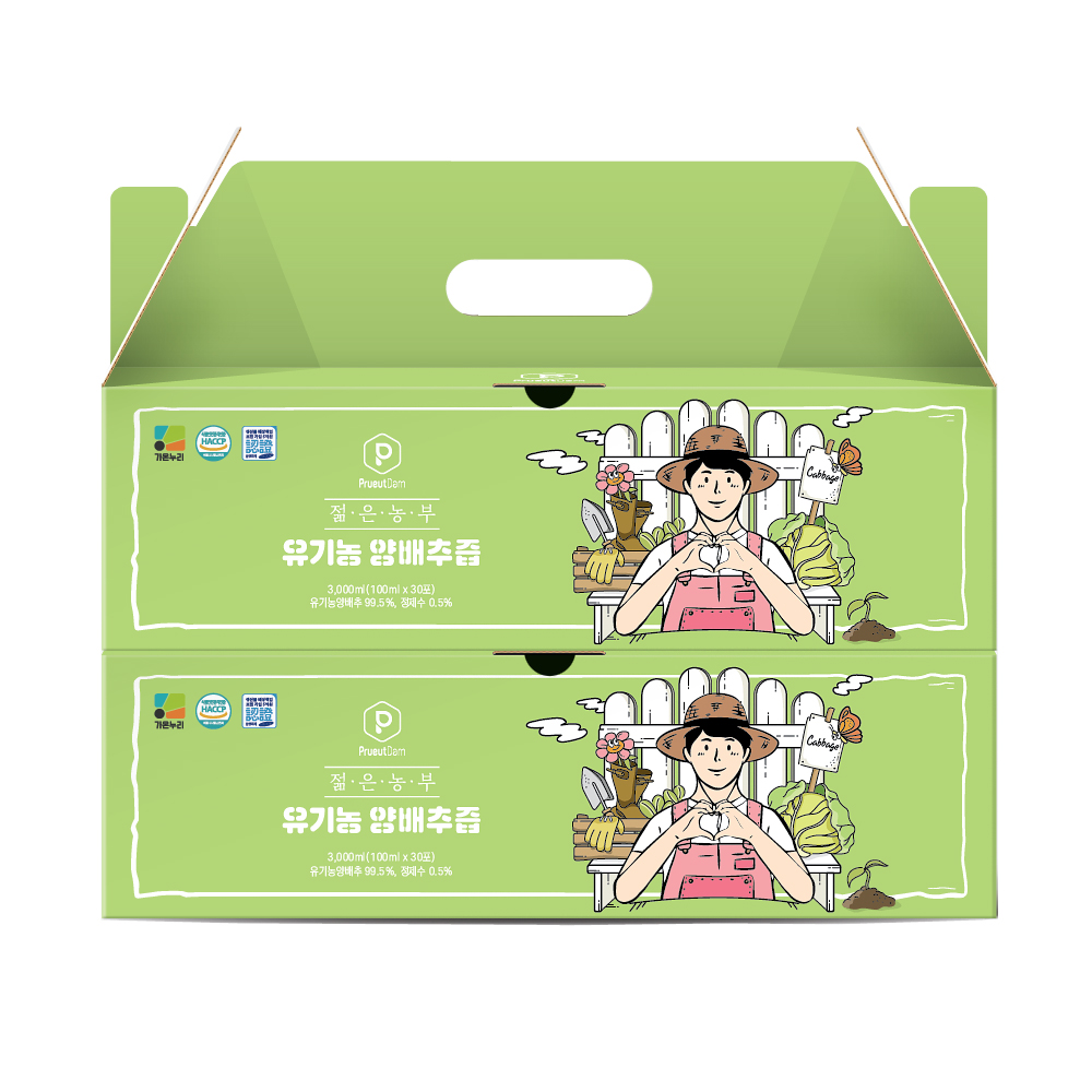 [푸릇담] 젊은농부 유기농 양배추즙