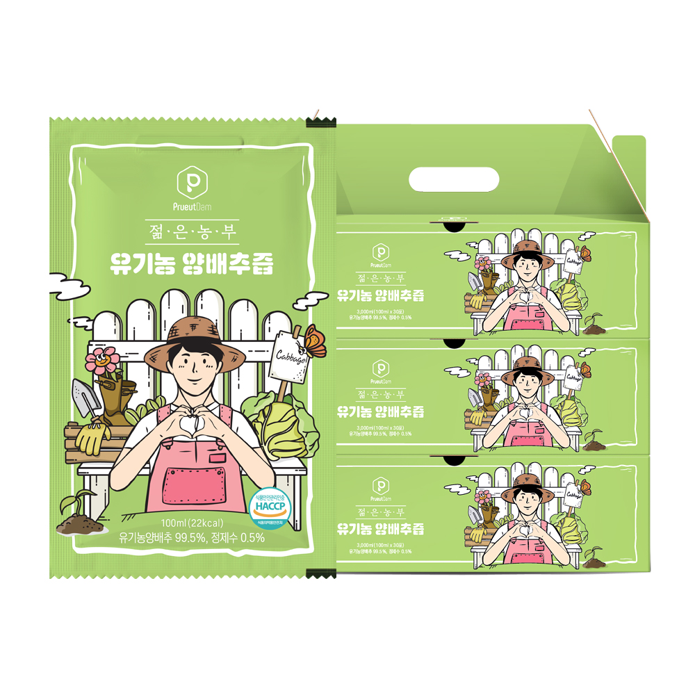 [푸릇담] 젊은농부 유기농 양배추즙