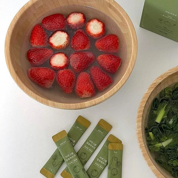 잔류농약제거 과일세척제 자연그램 칼슘파우더 스틱형 30포형 