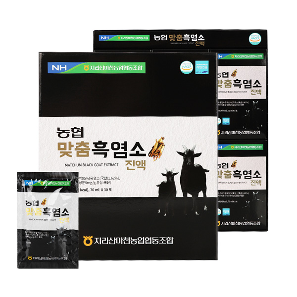 지리산마천농협  맞춤흑염소진액 70mlx30포