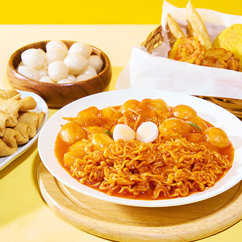 옹심이로 만든 치즈 옹볶이 떡볶이 밀키트