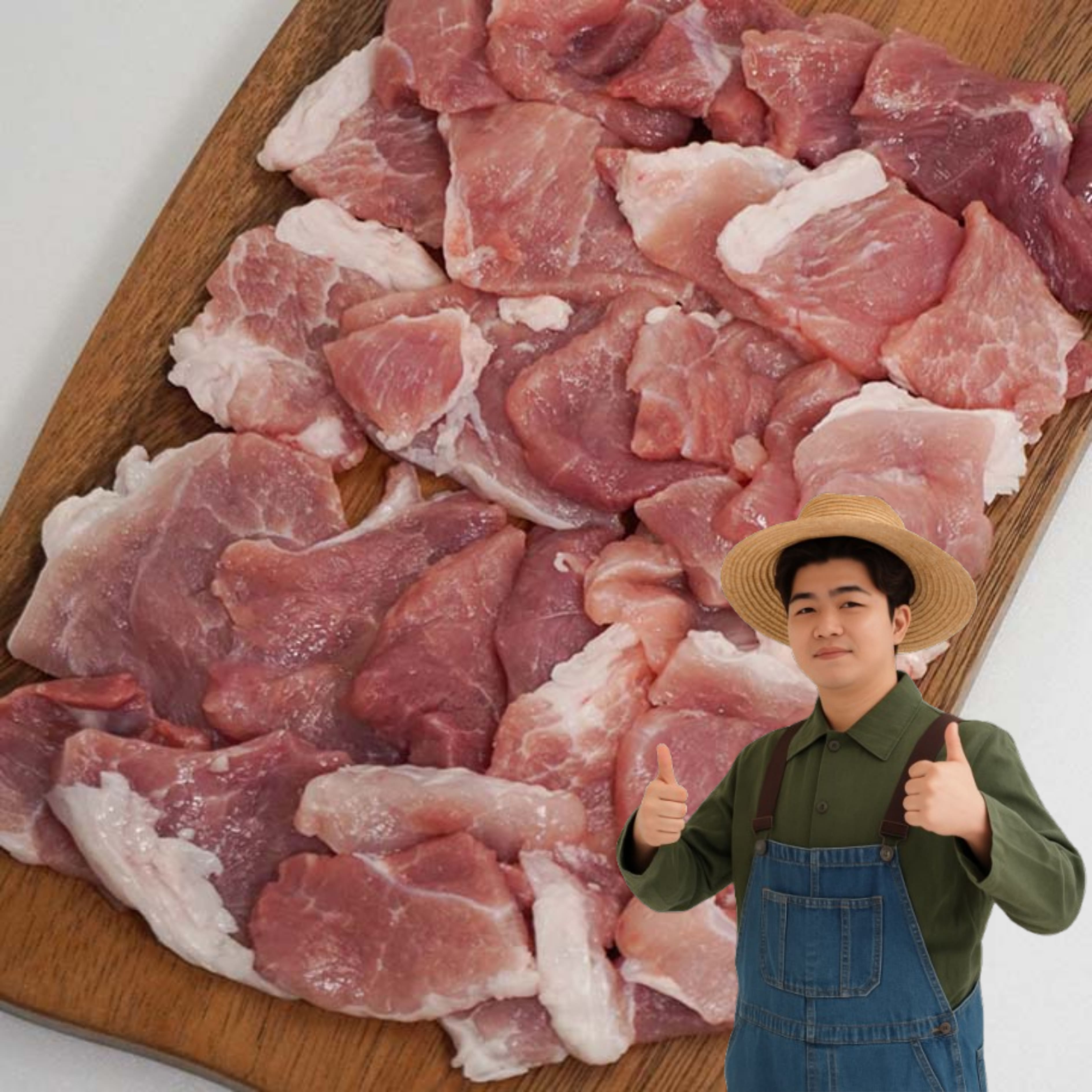 [천유작] 돼지고기 뒷다리살 500g, 1개