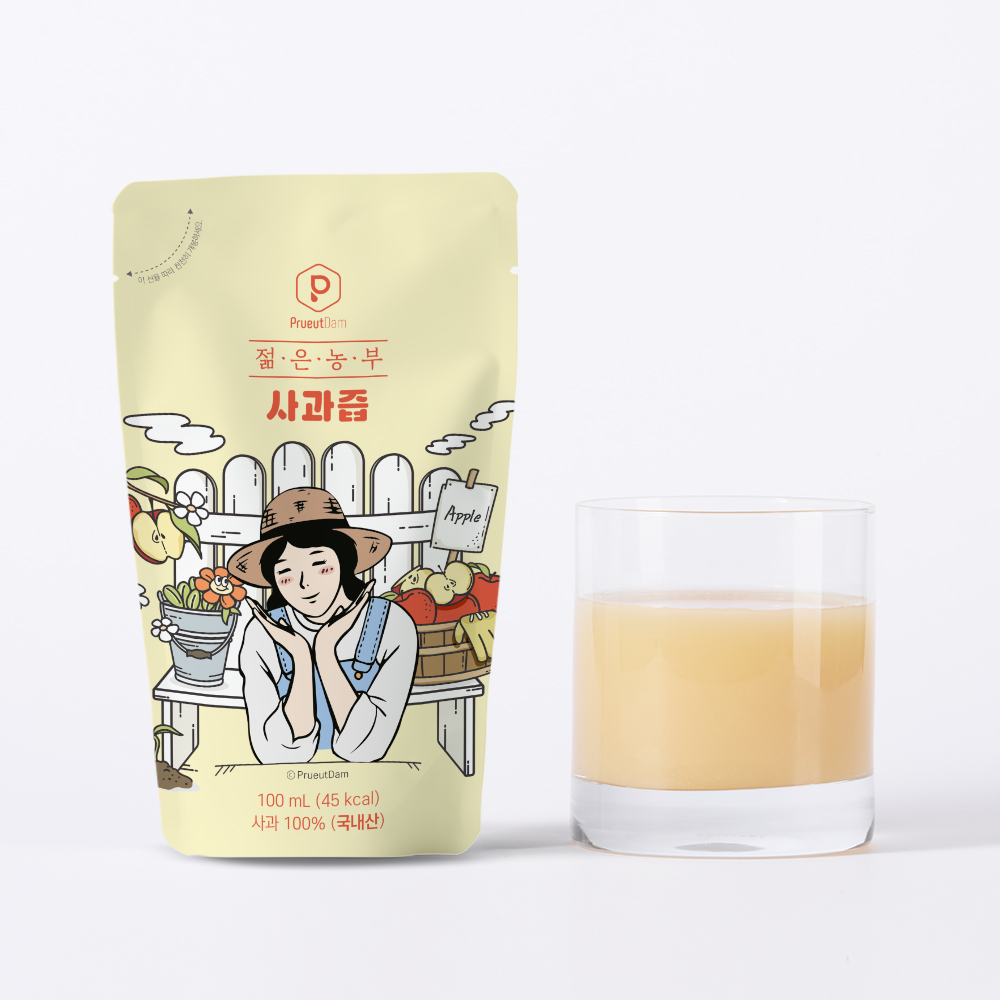 [푸릇담] 젊은농부 사과즙