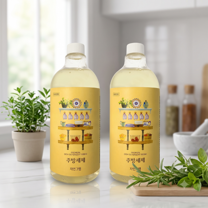 프리미엄 자연그램 주방세제 리필형 1000ml