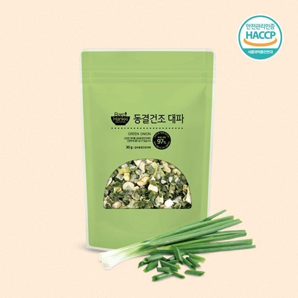 바로한끼 동결건조 대파/청양고추/마늘/생강 6종 택 1