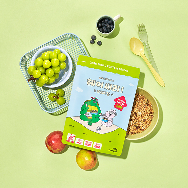 [헤이씨리] 무설탕 그래놀라 프로틴 시리얼 400g 오리지널