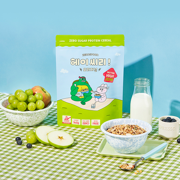 [헤이씨리] 무설탕 그래놀라 프로틴 시리얼 400g 오리지널