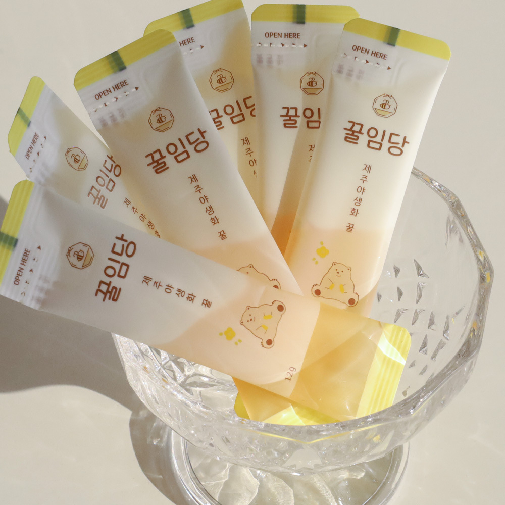 제주 천연 벌꿀 스틱 꿀임당 5호  