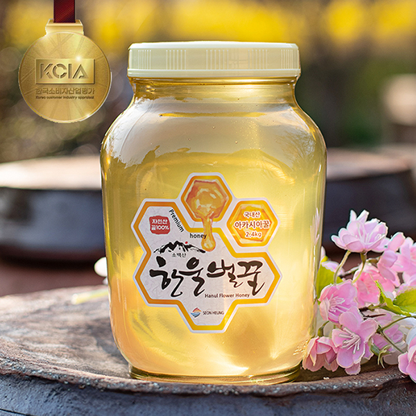 [한울벌꿀] 국내산 프리미엄 자연산 100% 아카시아꿀, 잡화꿀, 밤꿀 2.4kg