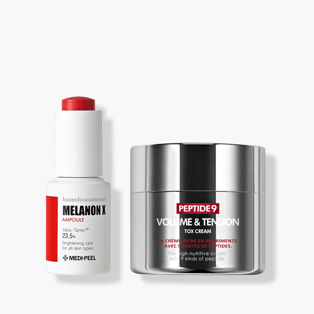 메디필 볼꺼짐 팔자 복구크림+멜라논 다크팟 기미앰플 2종