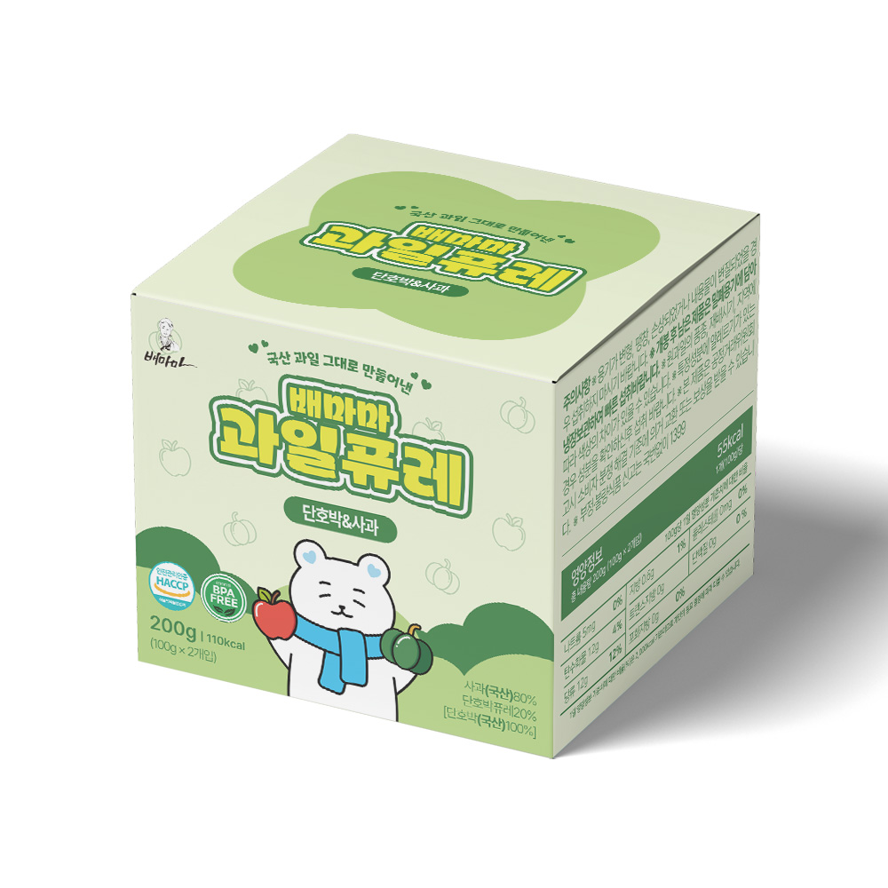 배마마 국내산 과일 퓨레