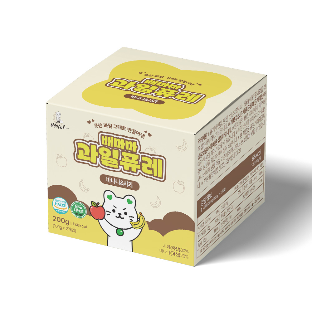 배마마 국내산 과일 퓨레