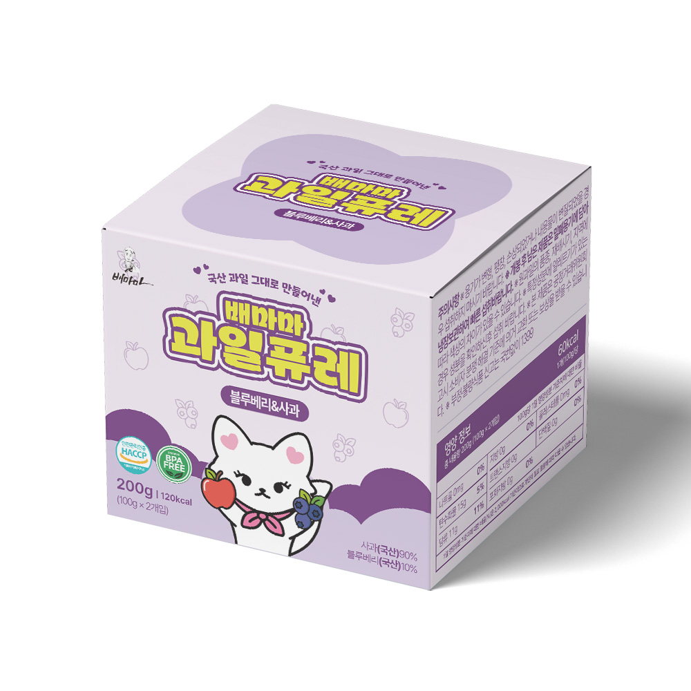 배마마 국내산 과일 퓨레