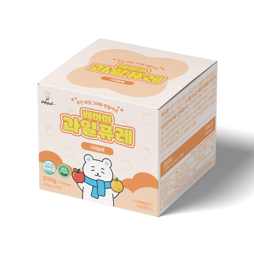 배마마 국내산 과일 퓨레