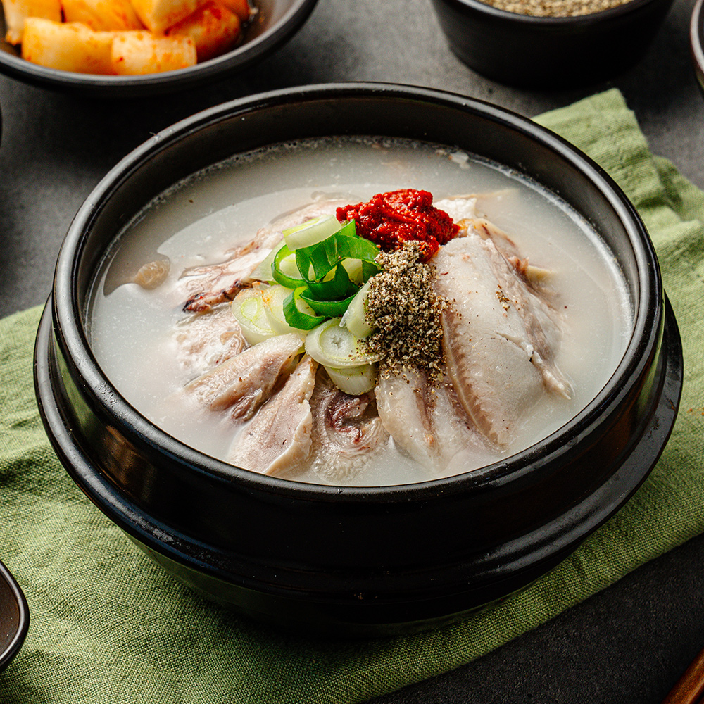 신포시장 가마솥 순대국밥 사골 국밥 600g X 2팩 대표이미지 섬네일