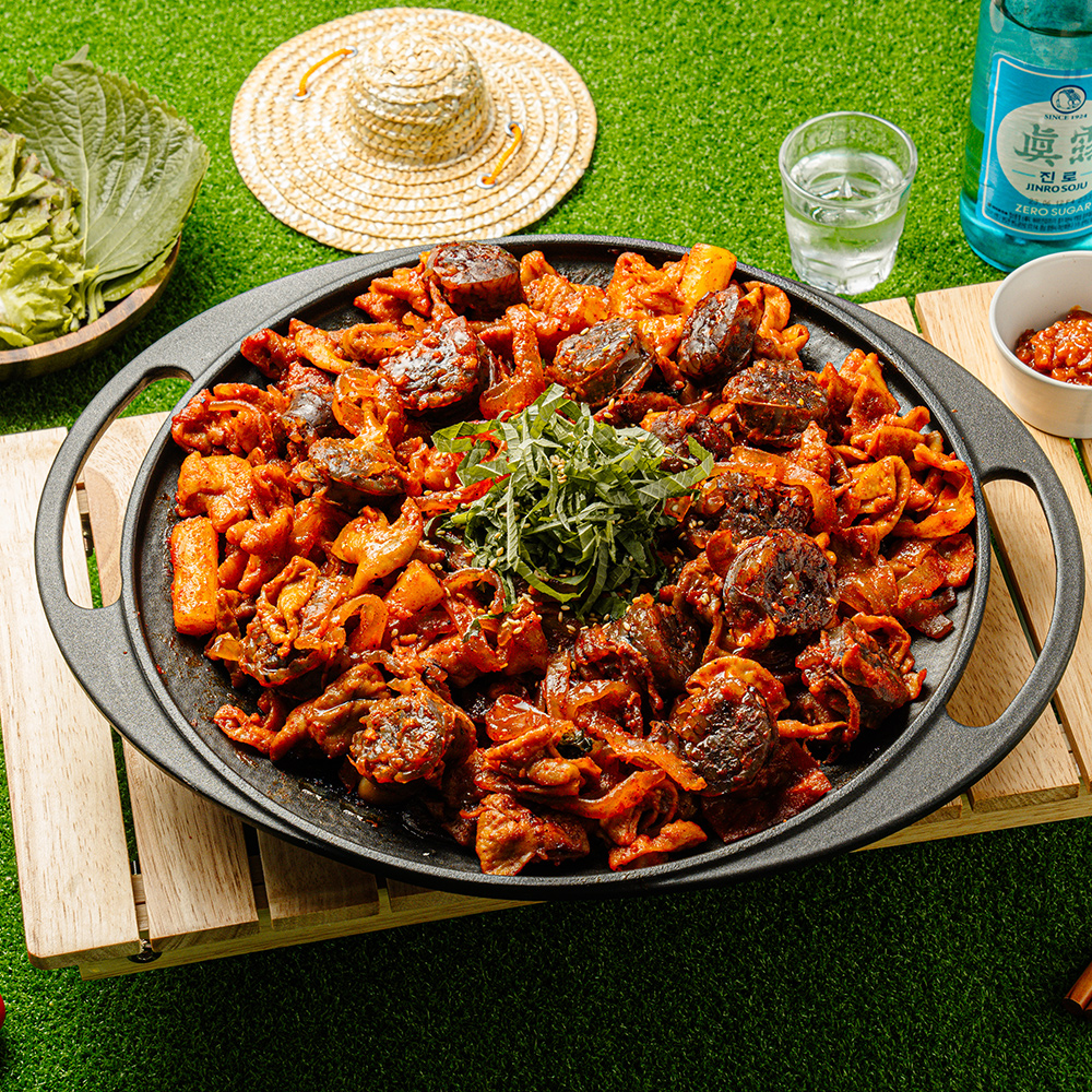 잡내 없는 깔끔한 불맛 순대볶음 1인분 (특제소스) 신포시장 순대곱창볶음 대표이미지 섬네일