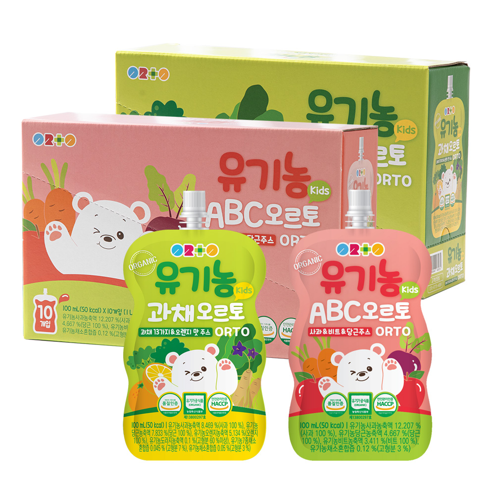 오르토 어린이 유기농 ABC주스 외 3종