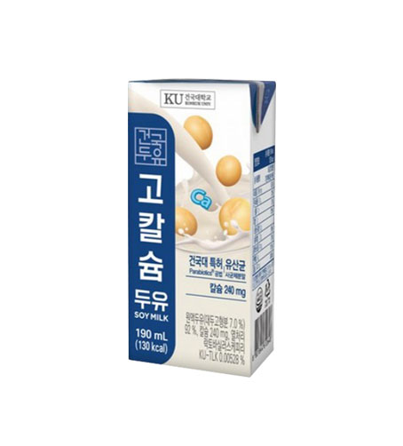 건국 고칼슘 두유 190ml 24팩/48팩