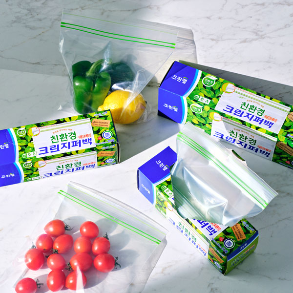 친환경 지퍼팩 (소18x20/대-25x30/20매) 