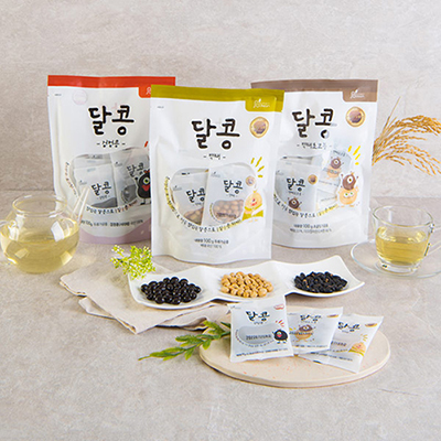 지브로와 달콩 국산 콩으로 만든 백태 콩칩 10g X 10봉 외 검은콩/백태초코볼 어린이 간식