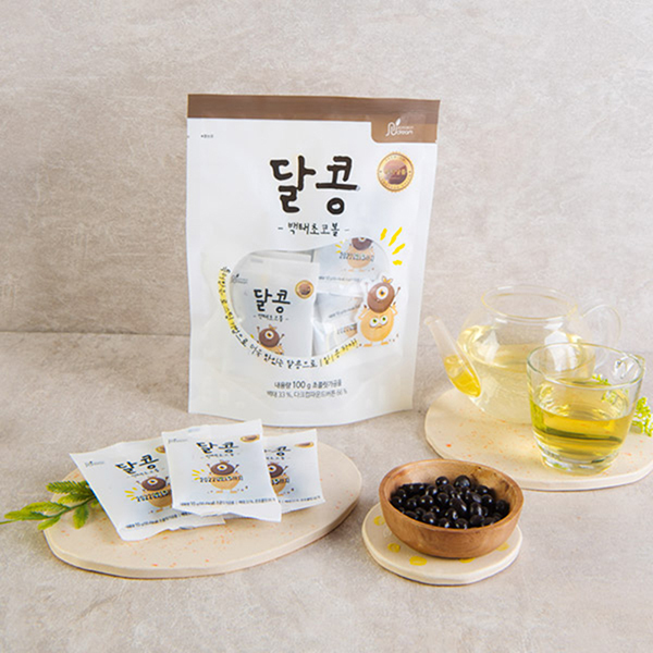 지브로와 달콩 국산 콩으로 만든 백태 콩칩 10g X 10봉 외 검은콩/백태초코볼 어린이 간식