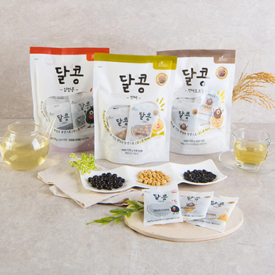 지브로와 달콩 국산 콩으로 만든 백태 콩칩 10g X 10봉 외 검은콩/백태초코볼 어린이 간식 대표이미지 섬네일