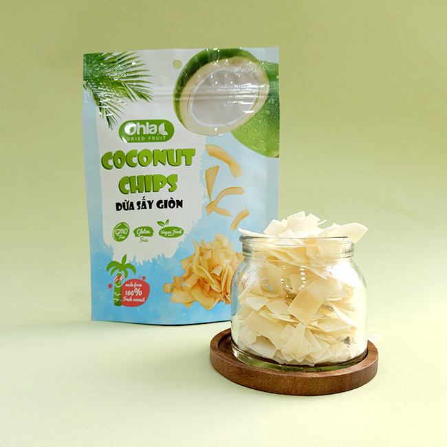 코코넛과육 100% 코코넛칩 50g X 5봉/ 무설탕 무방부제 건강한 간식