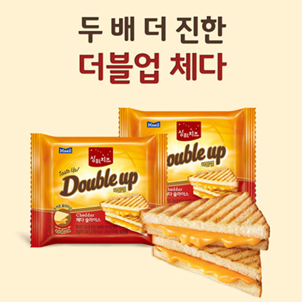 더블업 체다 슬라이스 360g