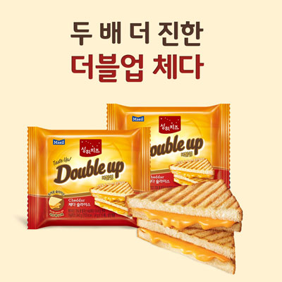 더블업 체다 슬라이스 360g 대표이미지 섬네일