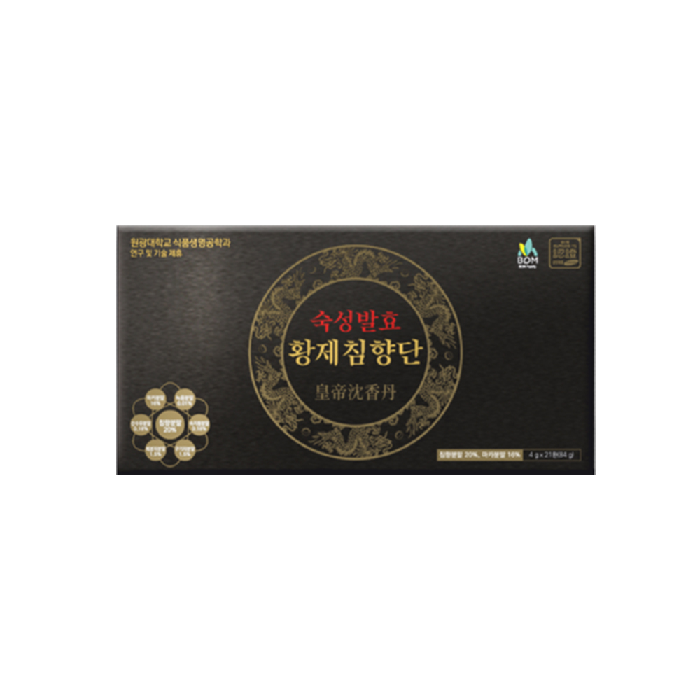 봄패밀리 원광대학교 숙성발효 황제침향단 4gx21환 쇼핑백포함