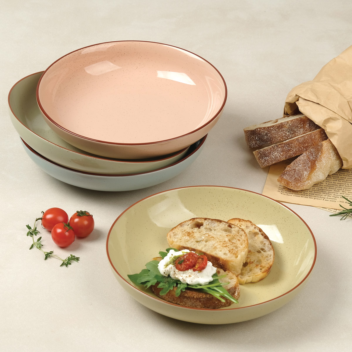 브리티 파스타샐러드볼 4color 택1