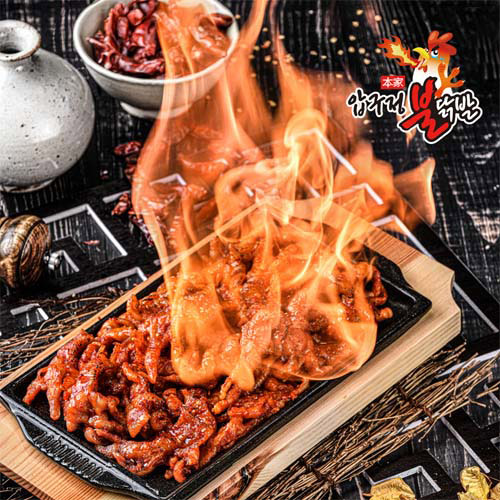 압구정본가불닭발 국내산 숯불 무뼈 닭발 250g*3팩 대표이미지 섬네일