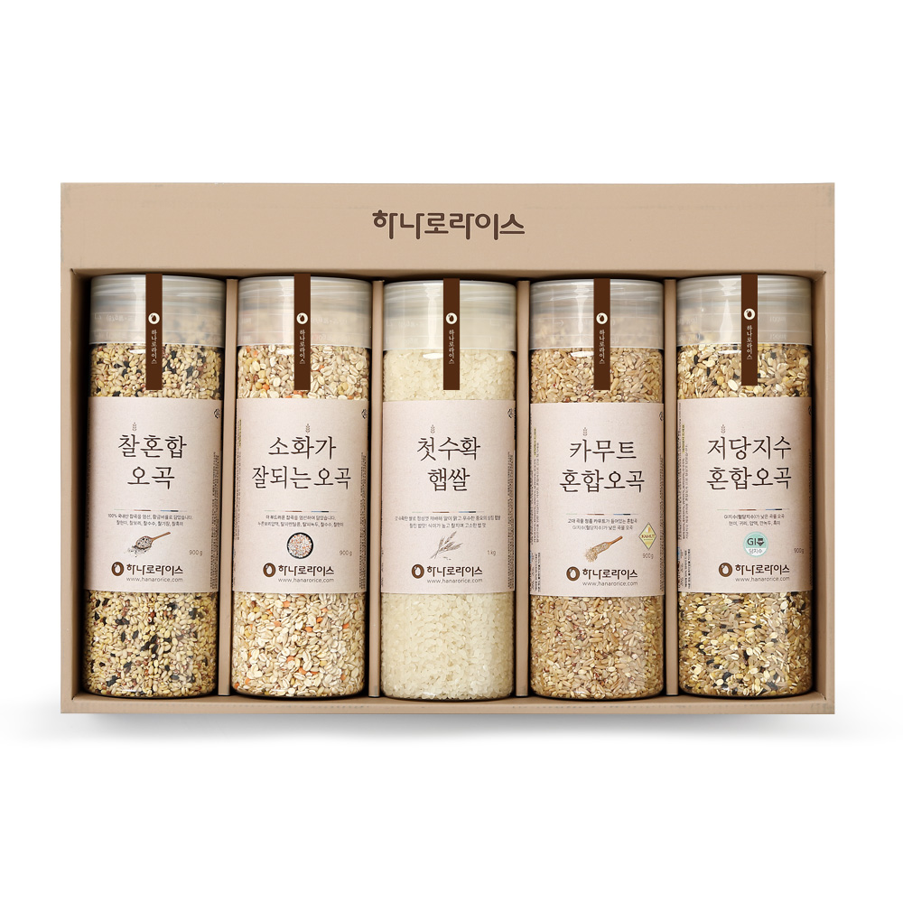 풍년 5종 선물세트(햅쌀, 잡곡 4종) 