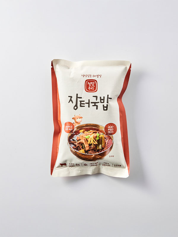 정담우리 소고기 얼큰장터국밥(750g)