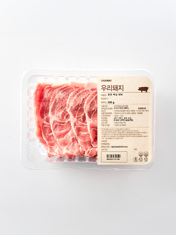한돈 대패 생목심(냉장/300g)