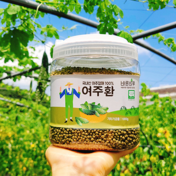 바른하루 단비농원 직접재배 유기농 여주환1kg