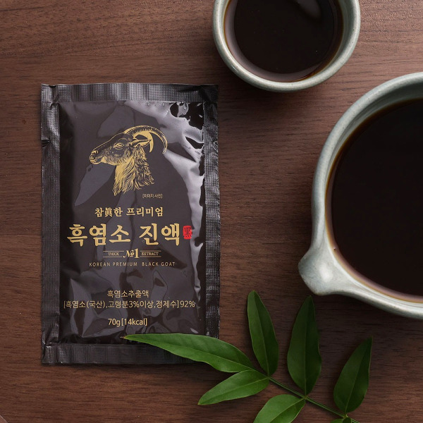국내산 참진한 프리미엄 녹혈 흑염소 진액 1박스 70g * 30포 신정애 원장 [원산지:국산]